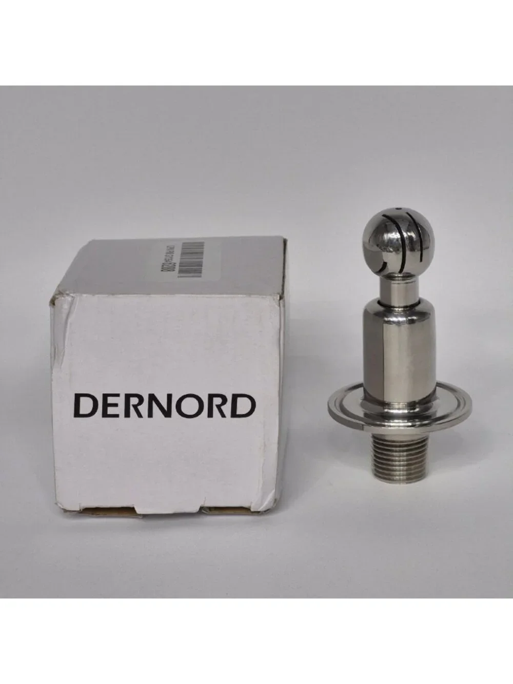 CIP Rotary Spray Ball 1.5in Tri Clamp 1/2in MNPT SS304 Tank Cleaning DERNORD